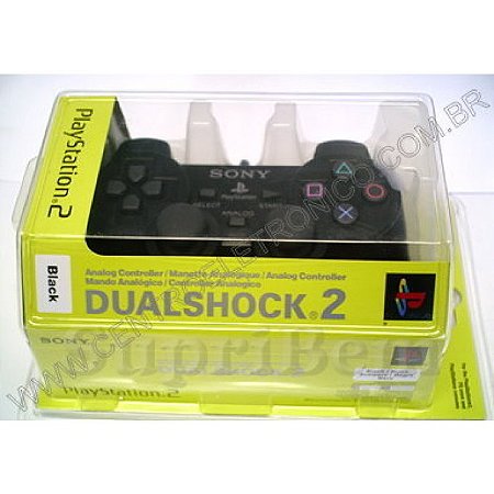 Controle Playstation Ii Psii Pt C/fio Original