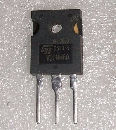Transistor Mtp20n60fi/20a 600 Gde To247-f30661gde