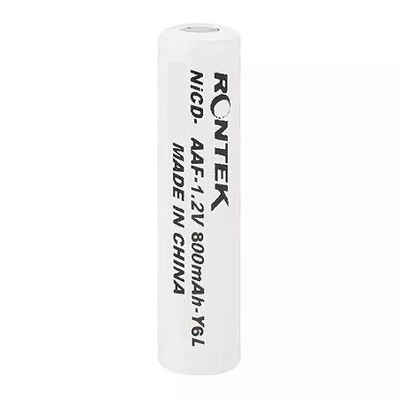 Bateria 1,2v Aax1 800ma Nicd C/tag+top 15x50mm