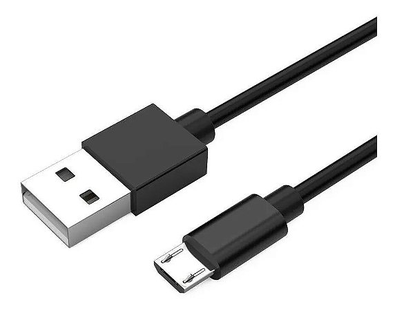 CABO USB PARA V8 MICRO USB 30CMT PRETO IMPORTADO
