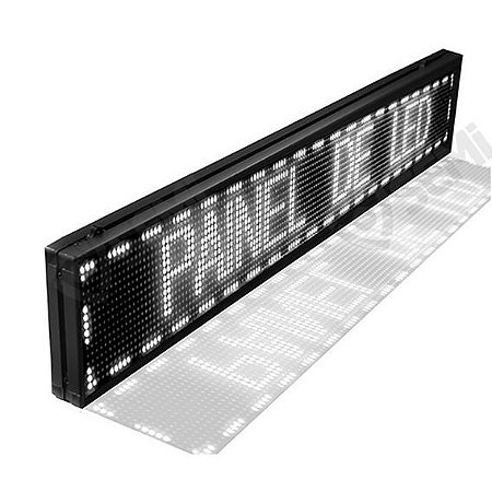 PLACA(G LUMINOSA LED BRANCO 100X20CM BIV