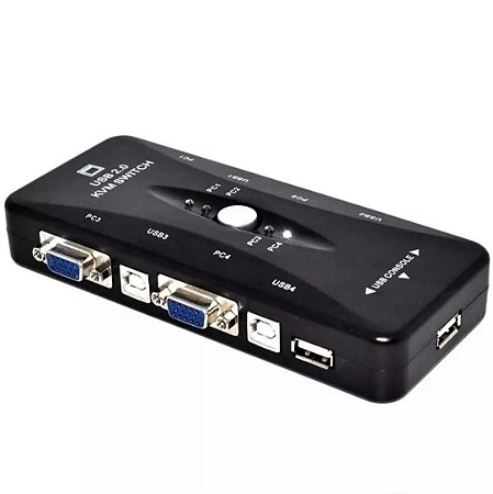 Comutador Chave Kvm 4porta 4usb+4vga F37245bb