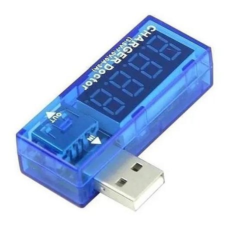 Testador Porta Usb A-m 4-20v E 0-3amp