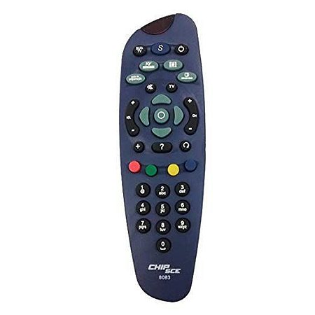 Controle Sky Receptor Azul 8083 Aax2