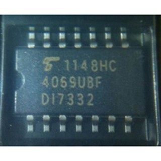 Circuito Integrado Cd4069ubf(smd)10x5mm