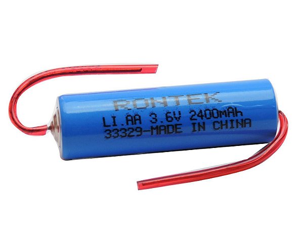 Bateria 3,6v Lithium Aa 2400ma C/term Nao Recarreg