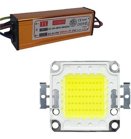 Reator Led Drive 100w Refletor 20-40vdc 3000ma C/led