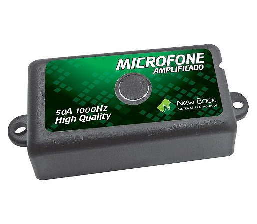 Microfone Amplifi Cftv Eletreto 50mt Intelbras