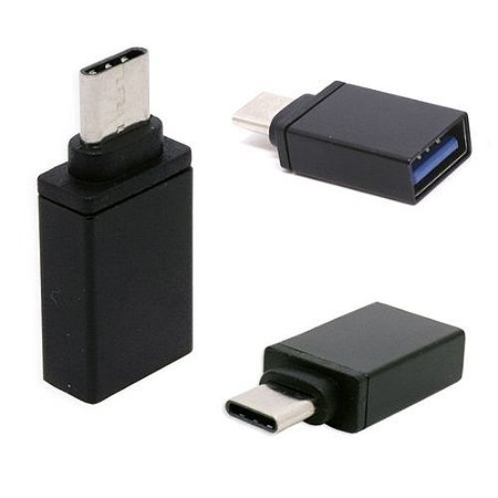 Adap Usb A-f + Tipo C Otg 3.0 5cm Rigido