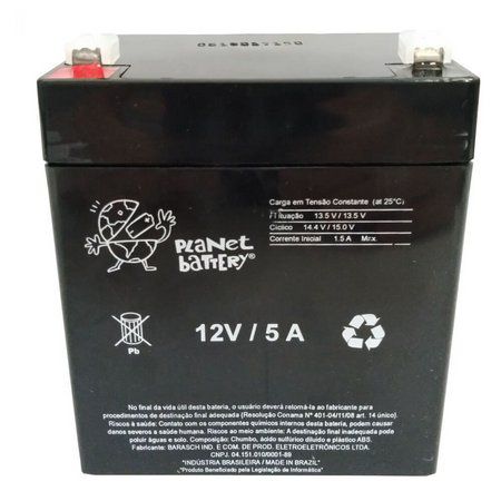 Bateria Selada 12v 5a Planet Ver C-7649