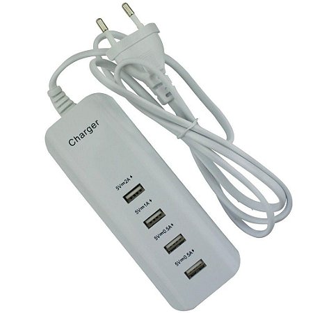 Fonte 5v Usb 4portas 1,5mts Sce Biv