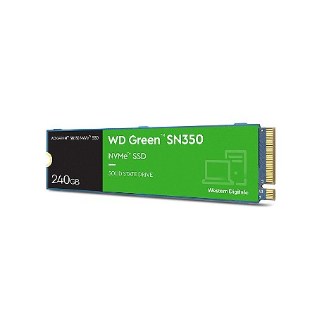 SSD 240GB M.2 WESTERN DIGITAL GREEN SN350 NVME M.2 2280 WDS240G2G0C