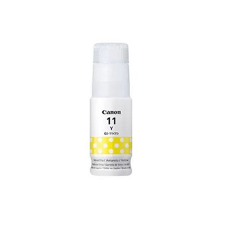 REFIL DE TINTA CANON GI11 YELLOW 70ML | GL-11Y | G2160 | G3160
