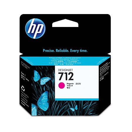 CARTUCHO DE TINTA P/ HP 712 MAGENTA 3ED68A | PLOTTER T250 5HB06A T650 5HB08A 5HB10A | ORIGINAL 29ML