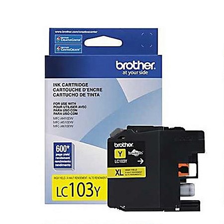 CARTUCHO BROTHER LC103Y YELLOW XL