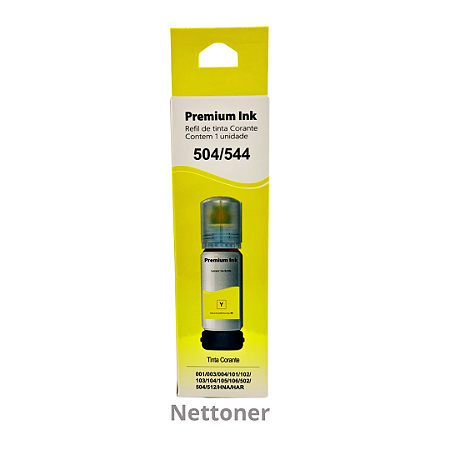 REFIL DE TINTA P/ EPSON T504420 | T544420 70ML YELLOW COMPATIVEL