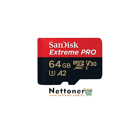 CARTAO DE MEMORIA 64GB EXTREME PRO U3 4K SANDISK SDSQXCU-064G-GN6MA (188573)