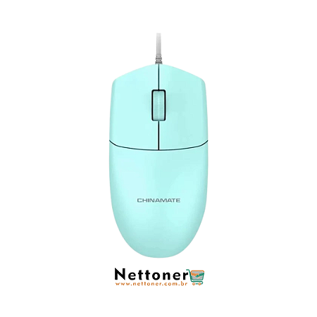 MOUSE OPTICO CHINAMATE CM15 VERDE | COM FIO | USB