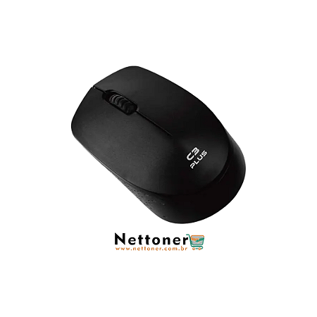 MOUSE SEM FIO C3PLUS M-W17BK SEM FIO MICRO RECEPTOR | PRETO (216006)