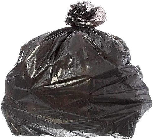 SACO PARA LIXO 60L C/10 UND. PRETO | LINHA LEVE