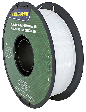 FILAMENTO PLA BRANCO 1,75mm P/ IMPRESSORA 3D ROLO 1KG