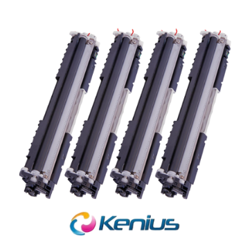 KIT 4 TONER COMPATIVEL P/ IMP HP 130A - CF350A | CF351A | CF352A | CF353A - CMYK