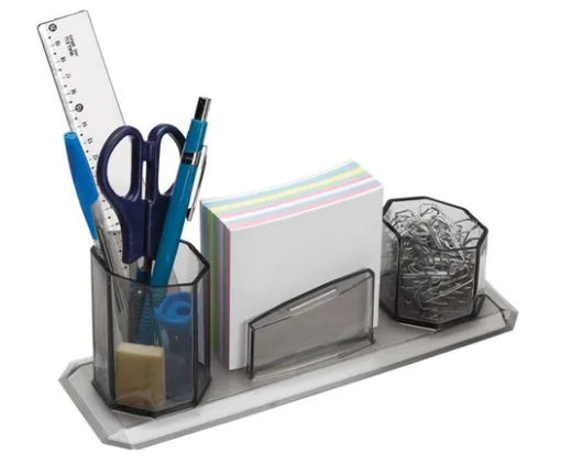 ORGANIZADOR DE MESA, PORTA CANETAS, CLIPS, LAPIS, LEMBRETES | FUME TRIPLO – MAXCRIL