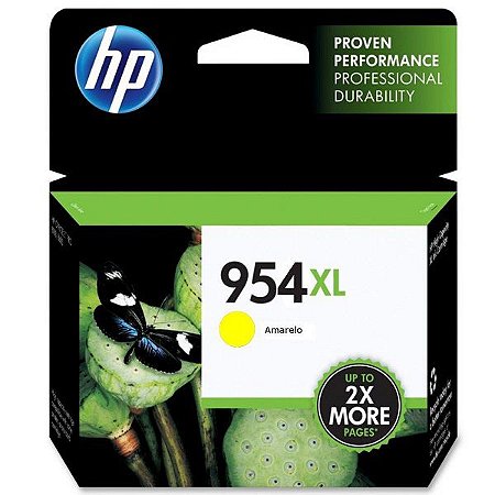 CARTUCHO DE TINTA HP 954XL AMARELO 20ML | ORIGINAL | L0S62AB LOS62AB 7720 7740 8210 8710 8220 8730