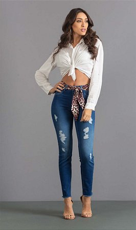 Calça Feminina Jeans Cigarrete | Divero Jeans