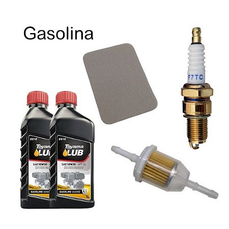 Kit de Manutenção Preventiva Para Geradores à Gasolina de 5 a 14 HP