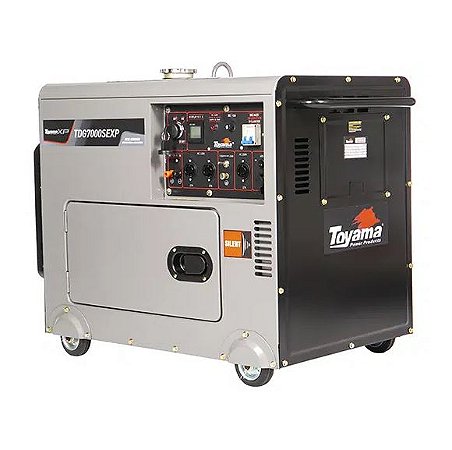 Gerador de Energia à Diesel – TDG7000SEXP- 6kVA- Silenciado- Monofásico