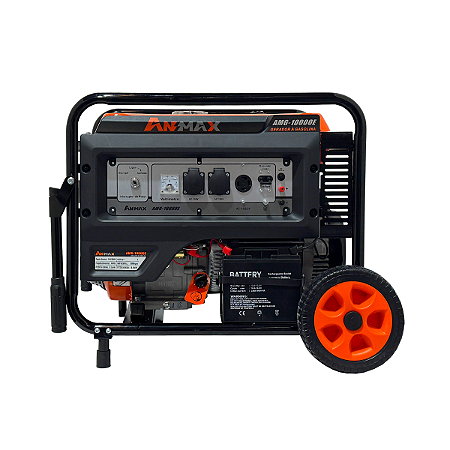 Gerador de Energia à Gasolina- AMG 10000E -  9kVA - Anmax - Monofásico