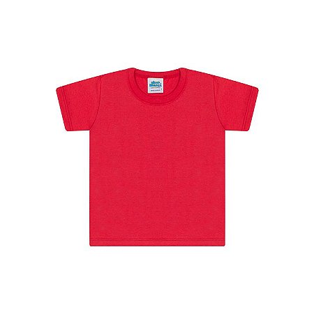 Camisa em meia malha cor vermelho