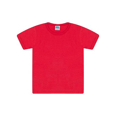 Camisa em meia malha cor vermelho