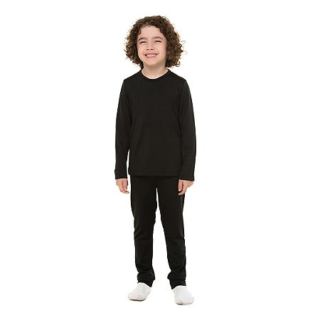 Camisa infantil masculina térmica, marca Bicho Bagunça
