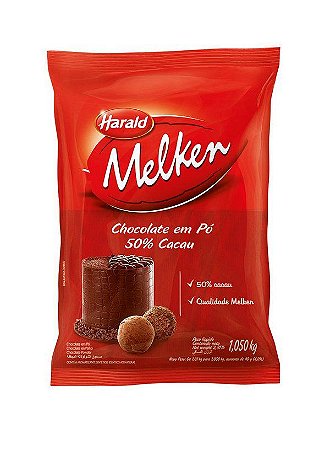 Chocolate em pó 50% melken 1,050kg Harald