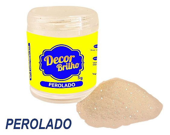 Glitter Perolado 5g Decor Brilho