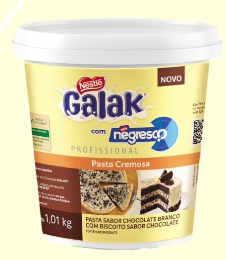 Pasta Cremosa Galak  com Negresco Profissional 1,01kg Nestle