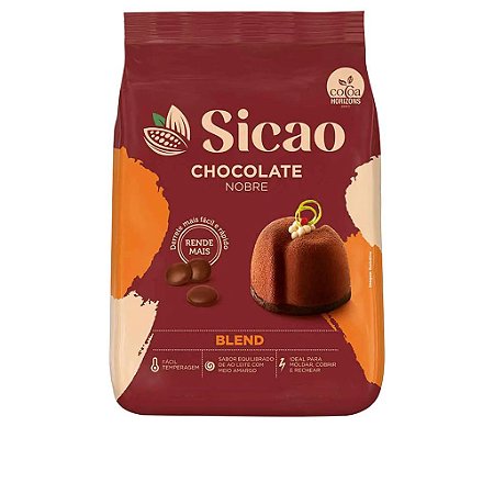 Chocolate Blend Nobre 1,01kg Sicao em Gotas
