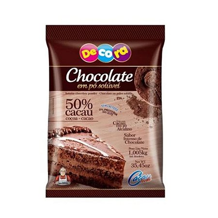 Chocolate em Pó Solúvel 50% Cacau 1,05kg