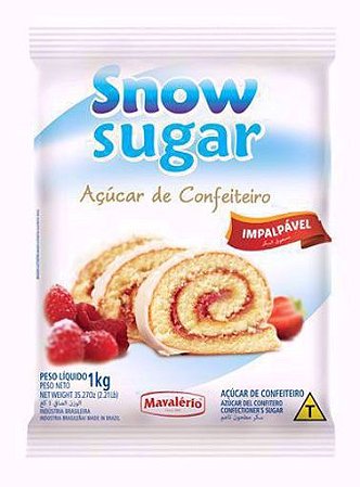 Acucar Confeiteiro Mavalério Snow Sugar Kg Impalpavel Acucar Confeiteiro Snow Sugar Impalpavel (7896072640199)