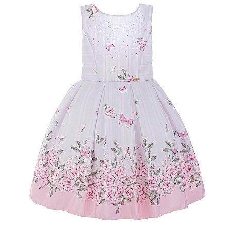 vestido infantil jardim