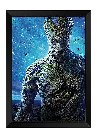 Quadro Groot Guardiões Da Galáxia Kolorcombr Kolor Quadros