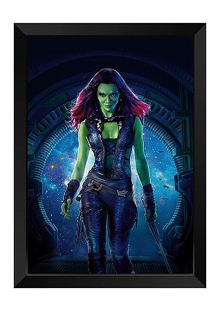 Quadro Gamora Guardiões Da Galáxia Kolorcombr Kolor