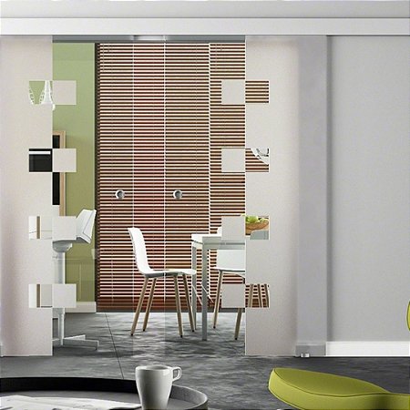 adesivo jateado para porta (309) - 210x100 cm