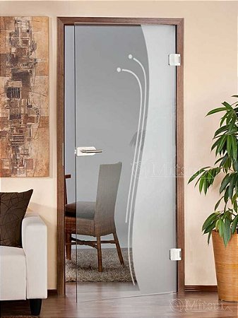 Adesivo Jateado Decorativo 210x45 cm (para vidros acima de 50 cm largura)