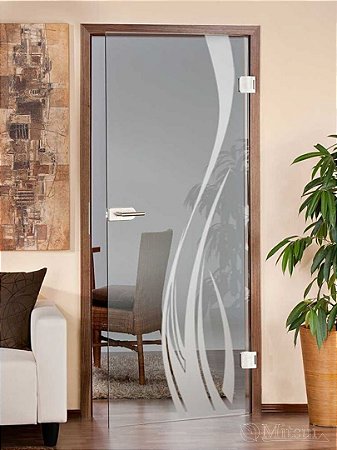 Adesivo Jateado Decorativo 210x45 cm (para vidros acima de 50 cm largura)