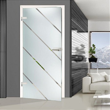 Adesivo Jateado Para Portas, Janelas e Box de Vidro Ads030 Mitsui  210x100 cm