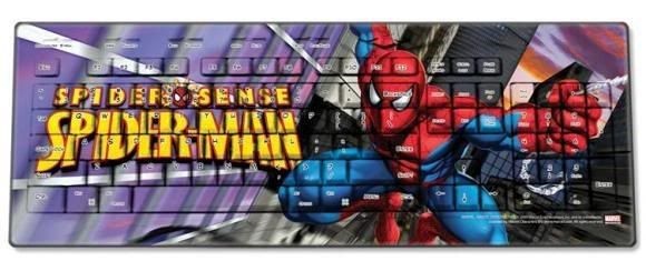 Teclado USB Homem Aranha