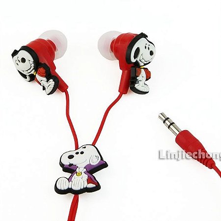 Fone de Ouvido Snoopy
